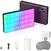 SmallRig RM120 RGB Video Light, 5000mAh 180 Minutes Portable Camera Light 7W Output Power, LED Video Light Panel, 2500-8500K CRI TLCI 98+ for TikTok, Content Creator, Photographer
