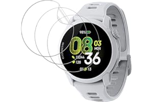 3 Pack Screen Protector for COROS Pace 4, GEJEFA Flexible TPU Full Coverage 3D Curved Screen Film