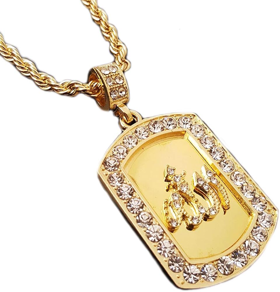 24k gold dog tags