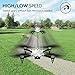 Brushless Drone with Camera for Adults - Force 1 Drone F100 Ghost Drone Compatible GoPro Camera Drones with HD 1080p Drone Camera and Extra Long Range Drone Battery