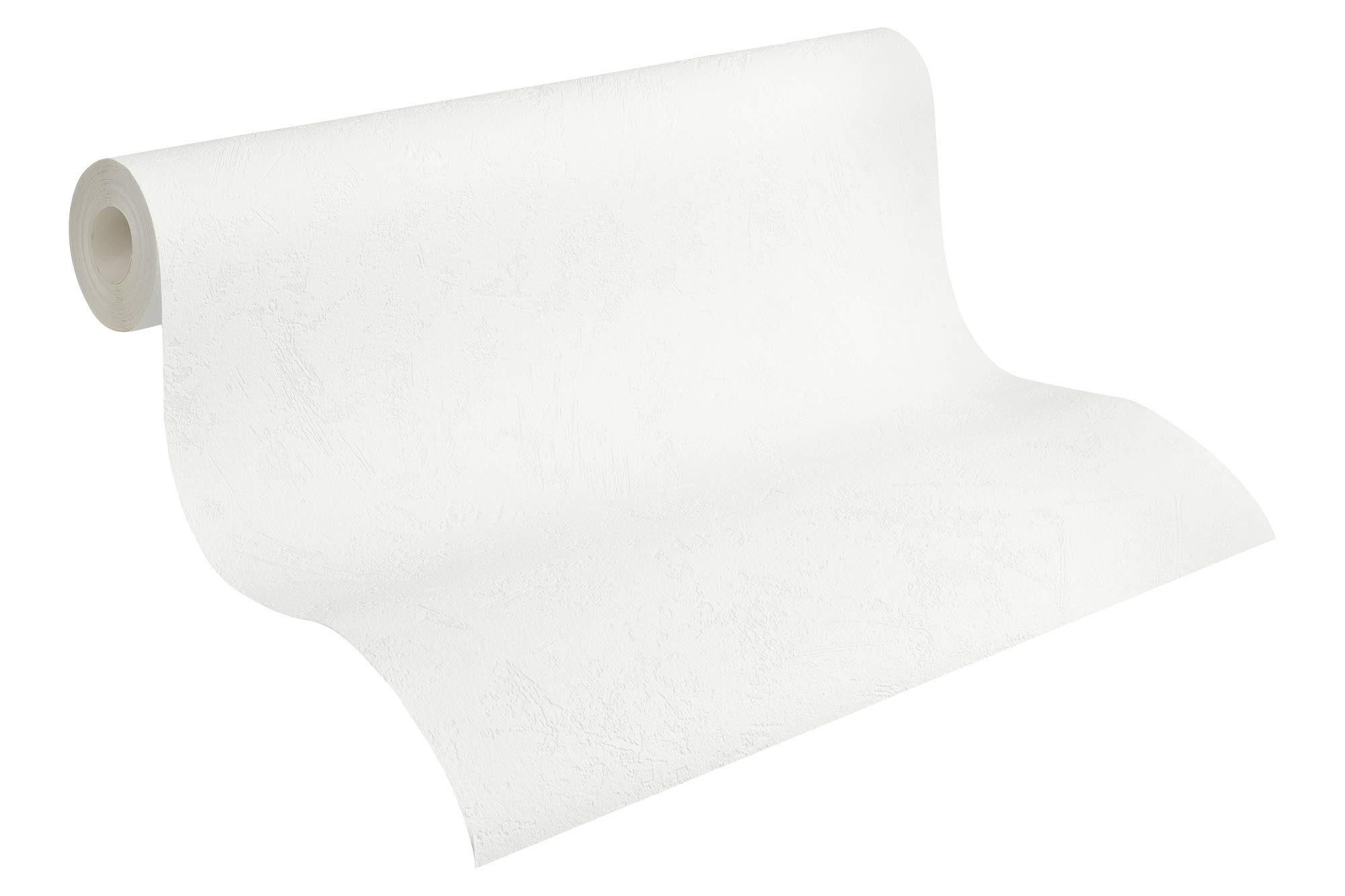 A.S. Création Pro Protect 2 247018 Fleece Wallpaper, Can be Papered Over Multiple Times/Crack-Bridging/Stable Shape/Glass, White, 520210