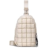 YFGBCX Puffer Bag Quilted Sling Bag for Women Crossbody Purse Sling Backpack Quilted Fanny Pack Puffy Chest Purse