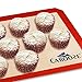 Caboose Nonstick Silicone Baking Mat Set of 2 for Kitchen Accessories and Baking Supplies,best Cookie Sheet Replacement,size 16.5 X 11.6 Inches