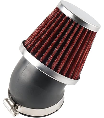 Yingshop Lot De 2 Filtres à Air 38 Mm 39 Mm 40 Mm 3,8 Cm Coudé à 45 Degrés Pour 50 Cc 70 Cc 90 Cc 110 Cc 125 Cc 150 Cc