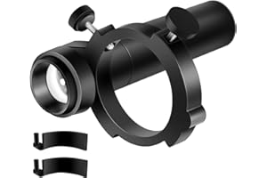 Aflybltol Paint Spray Gun Lighting System, Rechargeable Automotive Paint Gun LED Light, Up to 10 Hours of Continuous Use（Battery not Included）, Adjustable Brightness, and Aperture Size