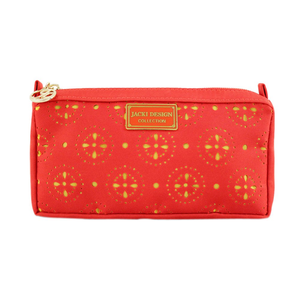 Jacki Design Cosmopolitan Compact Cosmetic Bag, Orange