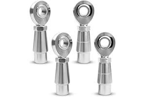 AUGREX 1/2" Heim Joints Rod End Kit Chromoly Hard chrome plating, Left and Right Hand Thread Heim Joint, 5" Joints Panhard Rod End Kit, 2 Set