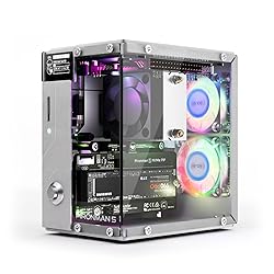 Pironman 5 NVMe M.2 SSD PCIe 2.0/3.0 Mini PC Case
