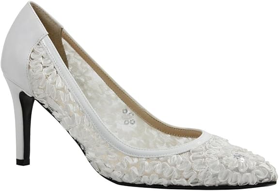 j renee white pumps