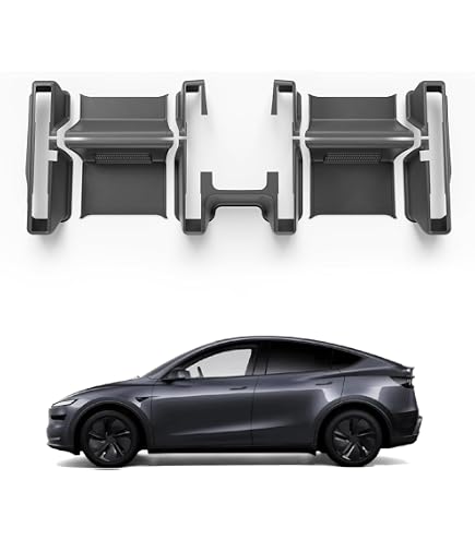 Protectores De Umbral Para Puertas Traseras Tesla Model Y (Juniper 2025) - 4 Piezas De TPE, Adhesivo Autoadhesivo, Antirrayaduras