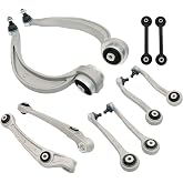 labwork 10pc Front Control Arm Ball Joint Suspension Kit | Aluminum Replacement for A4 A5 2012-2015