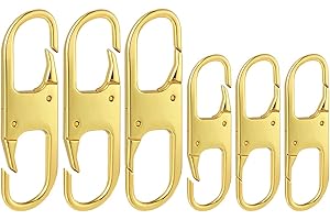 Anti Theft Zipper Lock- Backpack Zipper Lock Keep The Zipper Closed, Quick Disconnect Clip - Key Holder Add-on Accessory (Gol