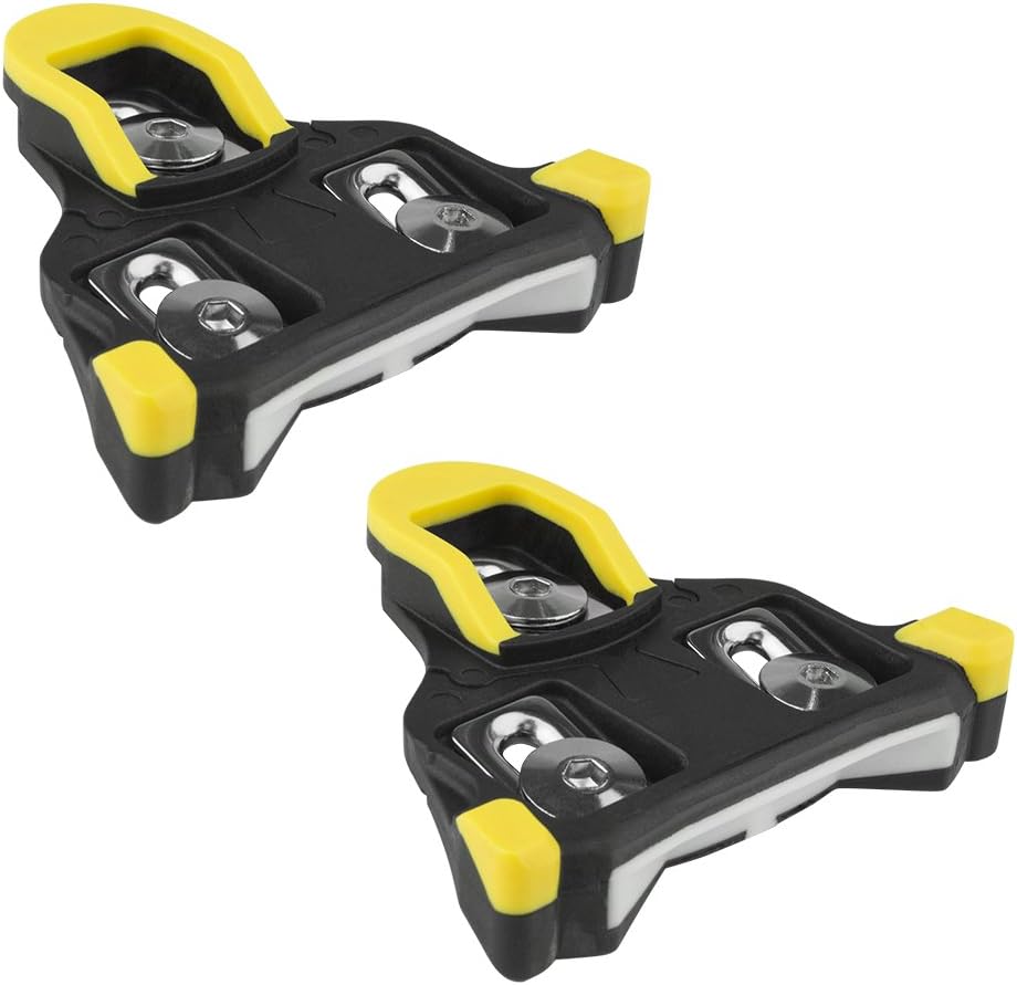 BV Bike Cleats Compatible with Shimano SPD-SL - Road Cycling Cleat Set, Split Patent Design