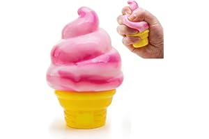 2026 New Ice Cream Squeeze Squishy,Summer Sensory Stress Relief,Malt Sugar Squishy Stress Slow Rise Relief Fidget Sensory for