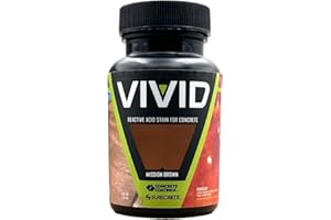 CC Concrete Coatings Vivid Acid Stain for Concrete | Mission Brown | 4 oz Tester