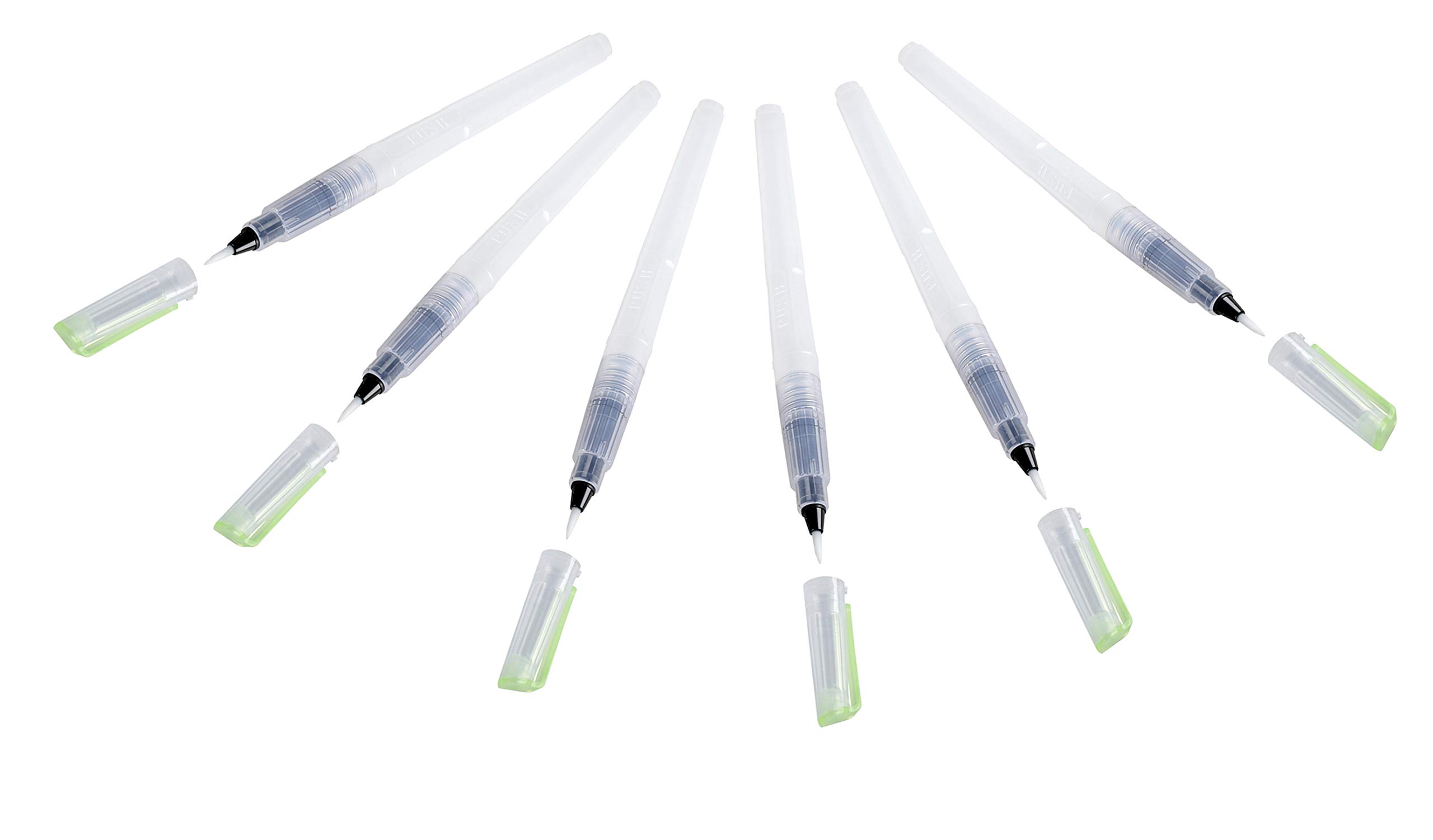 GRAPH'IT FILL'IT Set of 6 Tank Brushes 8 ml Transparent Fine Set of 6