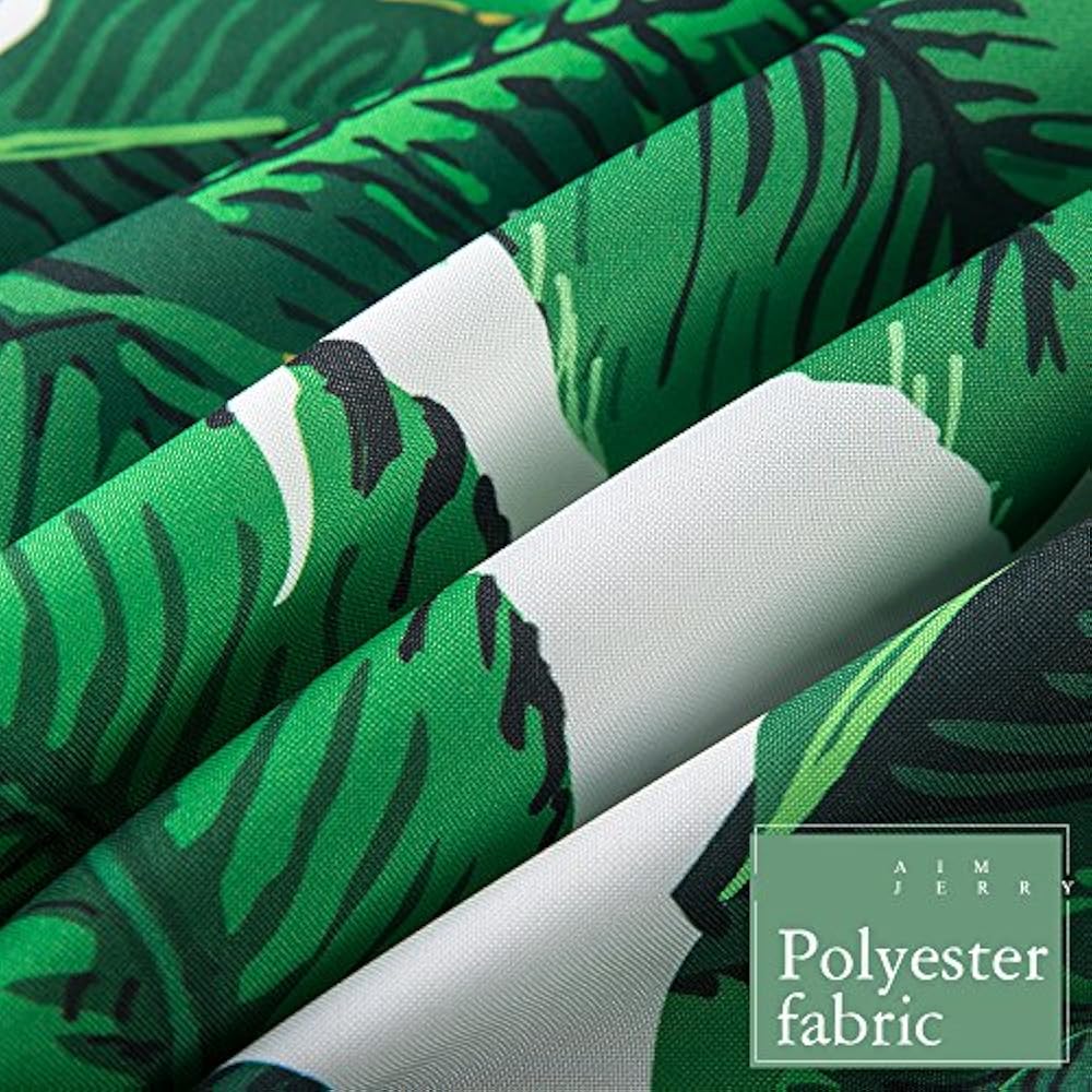 Extra-Long-Green-Washable-Fabric-Shower-Curtain-Mildew-...