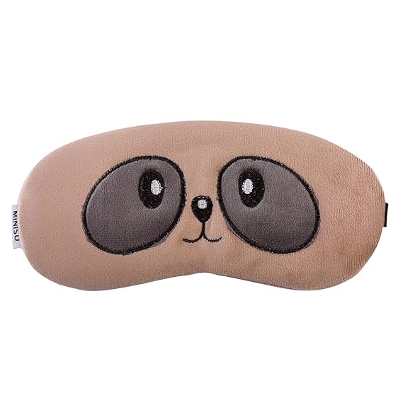 MINISO Lovely Animal Soft Eye Masks with for Travelling Sleep (Panda