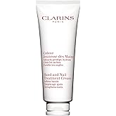 Clarins Hand and Nail Treatment Cream | Award-Winning | Softens, Nourishes and Shields Skin | Strengthens Nails and Conditions Cuticles | Natural Plant Extracts, Including Shea Butter
