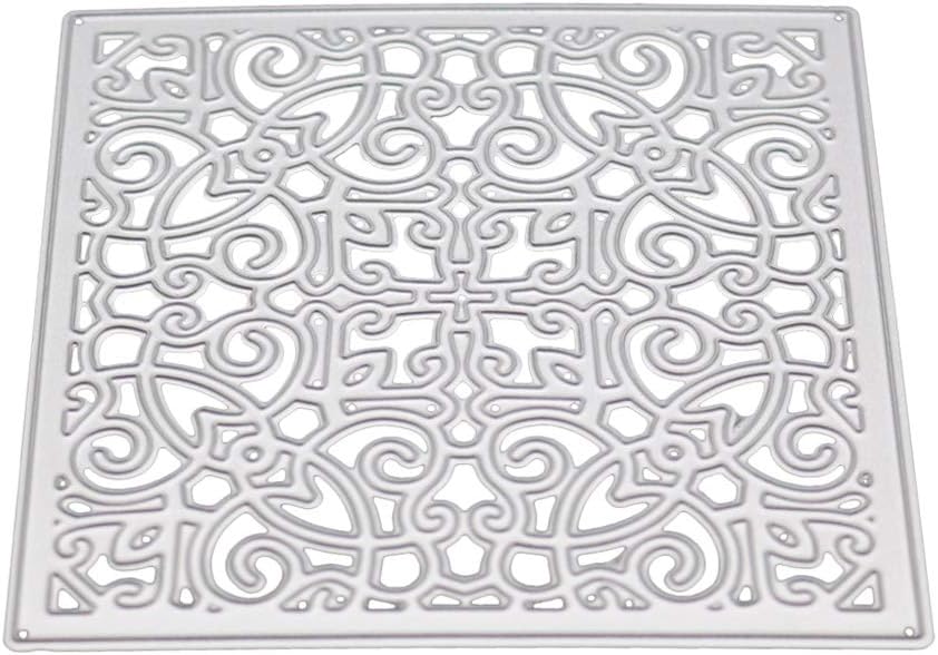 Qingchin Cross Square Frame Metal Cutting Dies Stencil Scrapbooking DIY Album Stamp Paper