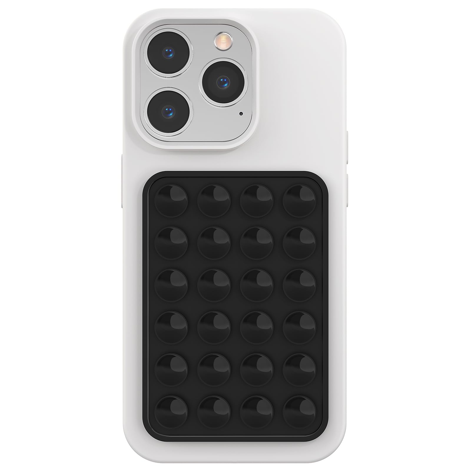 Silicone Phone Sticky Grip, Suction Phone Case Mount for iPhone and Android, Hands-Free Sticky Cell Phone Grip, Mobile Fidget Mirror Holder for Selfies and Videos