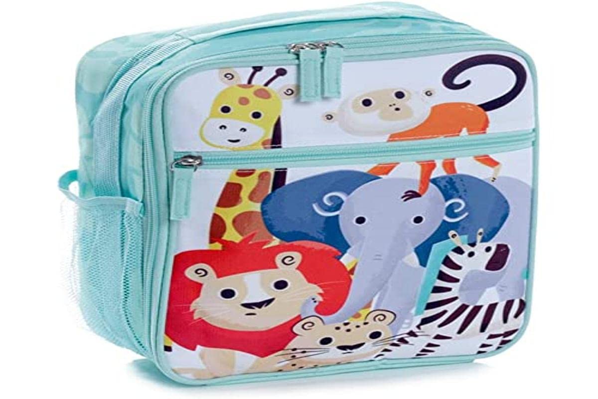 Puckator COOLB81 Kids Carry Case Cool Bag Lunch Bag - Zooniverse
