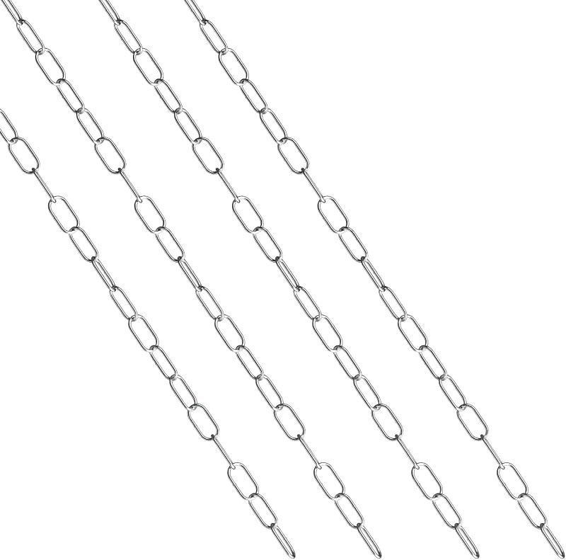 hannger 2mm x 1M Stainless Steel Chain - Small Strong Link for DIY, Keychains,