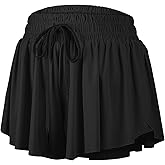 Blaosn Flowy Athletic Shorts for Women Gym Yoga Workout Running Short Pants Tennis Skirt Sweat Skort Casual Summer Clothes