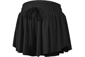 Blaosn Flowy Athletic Shorts for Women Gym Yoga Workout Running Short Pants Tennis Skort Skirt Cute Clothes Casual Summer