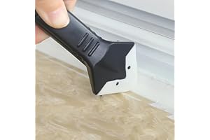 Silicone Caulking Tool Kit 3 in 1 Caulk Remover with Multi Edge Precision Tips and Ergonomic Grip for Bathroom Kitchen Shower