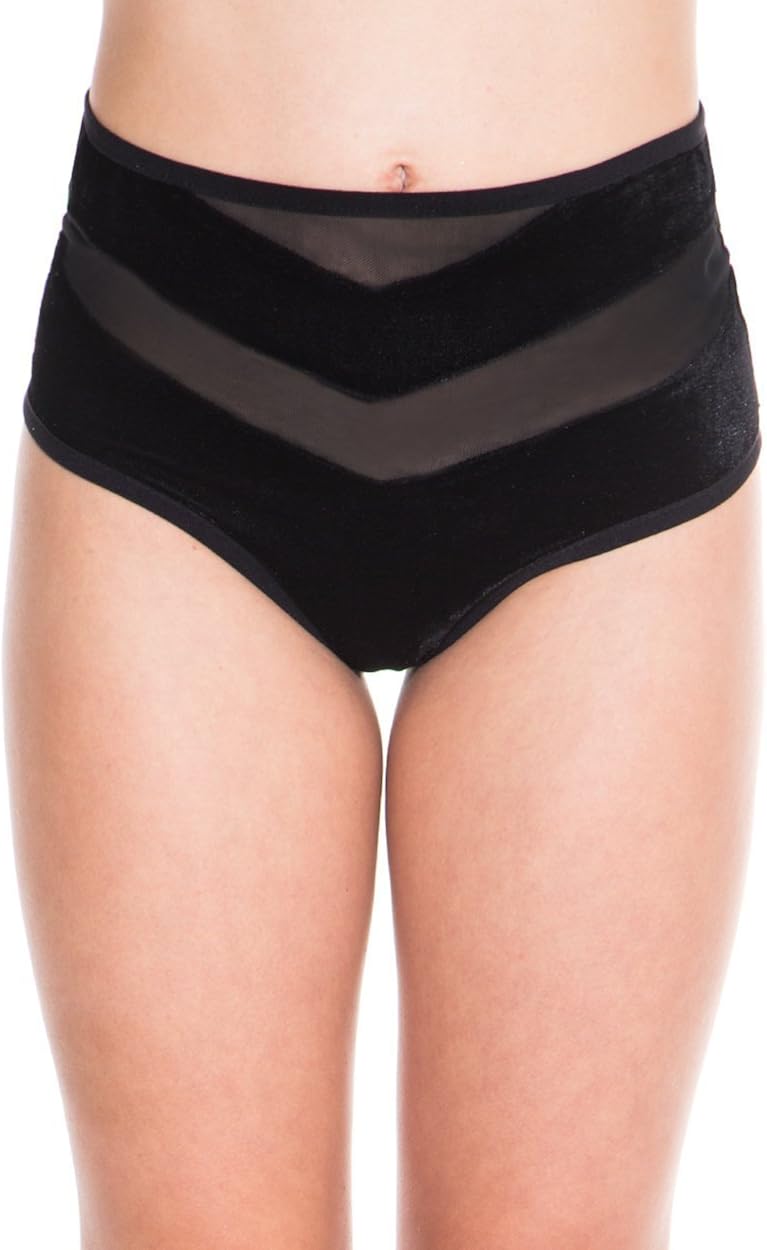 high waisted velvet booty shorts