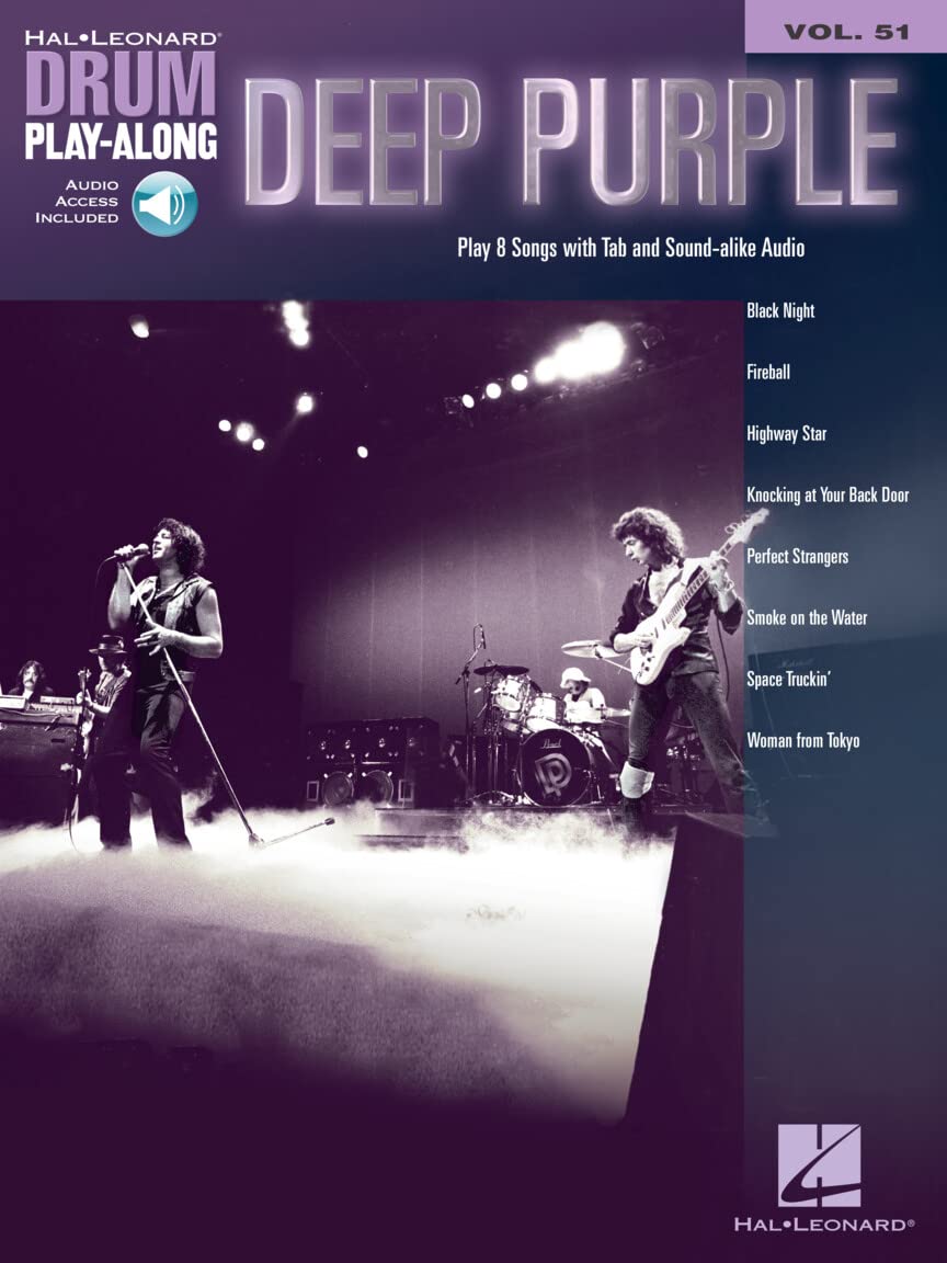 Deep Purple Drum Play-Along Volume 51 (Hal Leonard Drum Play-Along, 51)