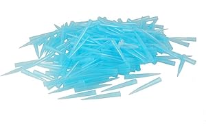 Preamer Blue Transparent 1000ul/ 1ml Lab Plastic Liquid Pipette Pipet Pipettor Tips, 500 PCS