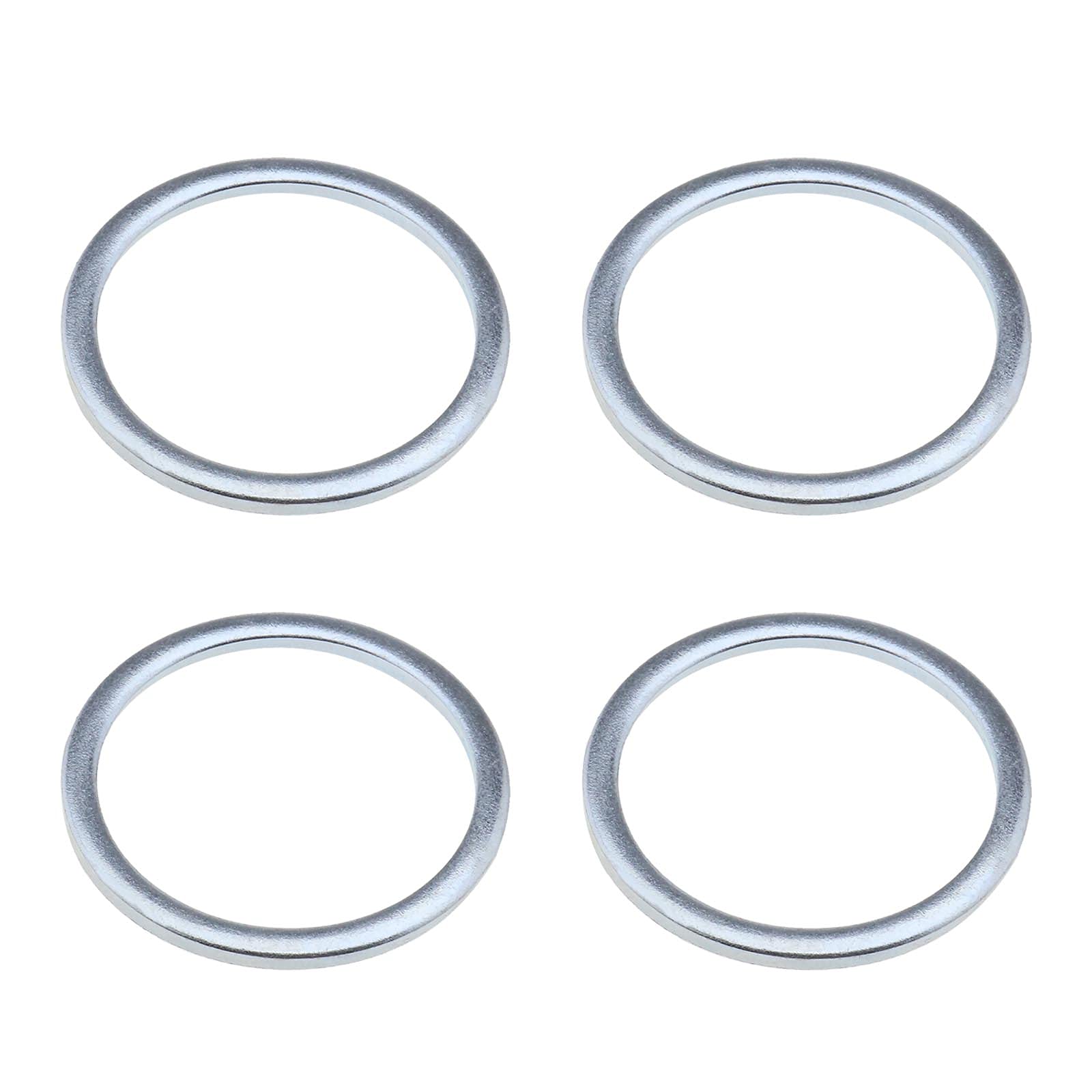 ECSiNG 4pcs 2mm Washer Gasket Compatible with Bafang BBS01 BBS02 BBSHD Mid Drive Crank Motor for Adjust Bottom Bracket Length Silver