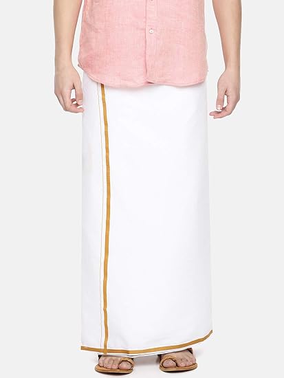 Mens Dhoti(Mustard)