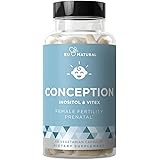 Conception Fertility Prenatal Vitamins – Regulate Your Cycle, Balance Hormones, Aid Ovulation – Myo-Inositol, Vitex, Folate F