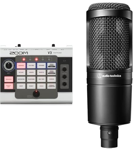 Amazon.com: Zoom V3 Vocal Processor, Vocal Effects Pedal, 3-Part