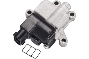 PUENGSI Iac Idle Air Control Valve, 16022-RAA-A01 AC533 Iac Valve for 03-05 Honda Accord 2.4L, 2003 2004 2005 2006 Element Idle Control Valve Pcv Valve with Gasket