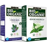 I.V BIO ORGANIC COMBO (BHRINGRAJ POWDER 100G+INDIGO POWDER 100G)