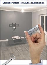 1STec 6 x M10 x 50mm Galvanised Anchor Nylon Mungo Wall Plug Kit + 13mm Hex Bolt view 5