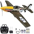 RC Plane 4 Channel Remote Control Airplane Ready to Fly P51D Mustang RC Airplane Easy Control for Beginners Adults