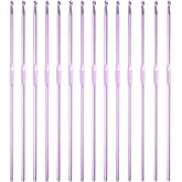 HEYLEAYAR 3MM Aluminum Crochet Hooks 14PCS,Crochet Needle US Size F(Size 4),Crochet Needles for Knitting Craft Yarn Contribute to Beginners