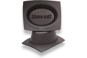 Design Engineering 050380 Boom Mat Speaker Baffles, 6" x 9" Oval (Pack of 2), Black