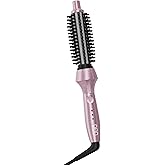 DAN Curling Iron Brush,Heated Curling Brush,CurlingBrush for Short Hair,Heated RoundBrush,SmallBrush Curling Iron,Curling Hairbrush