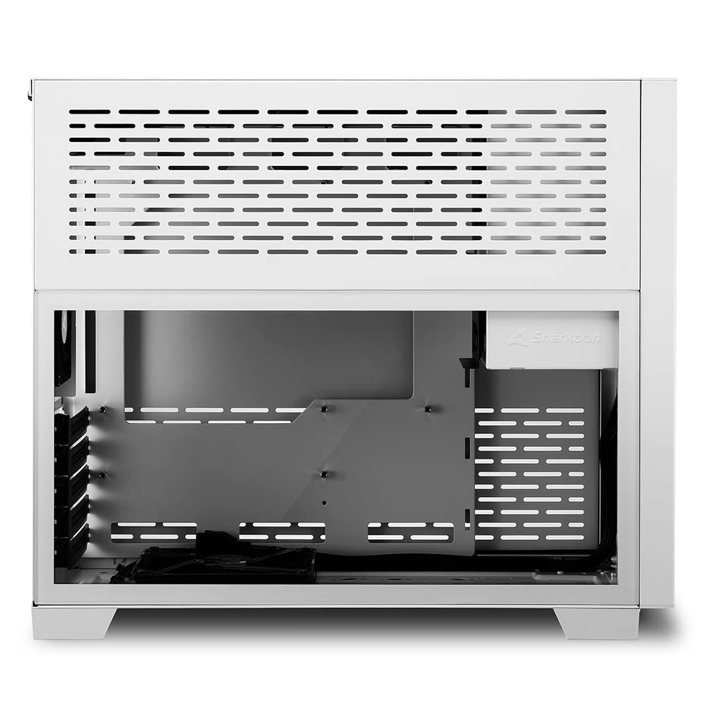 Sharkoon MS-Y1000 White, Micro-ATX PC Gehäuse 5