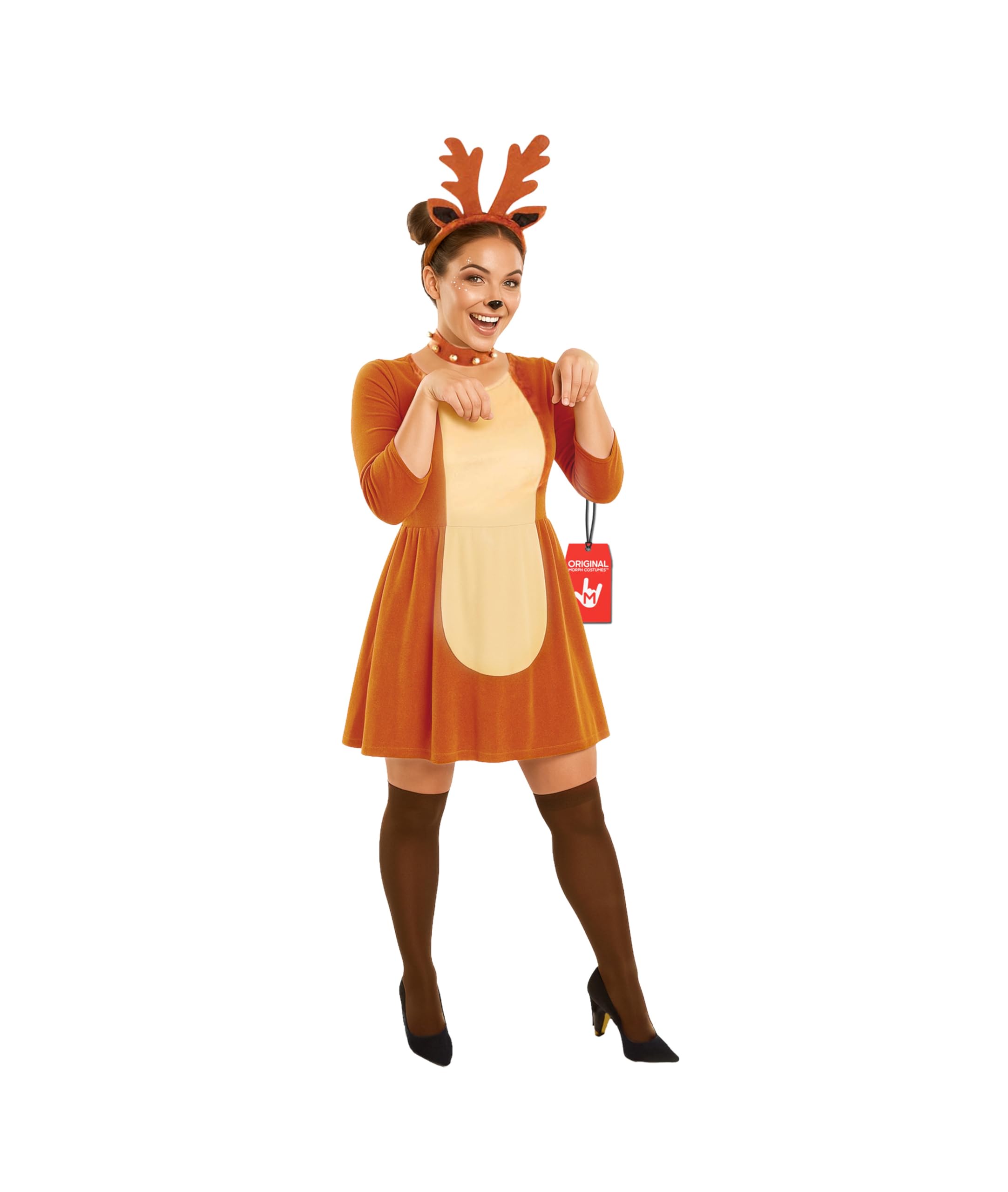 Fun Shack reindeer costume, reindeer dress, christmas dresses for women, deer costume for women