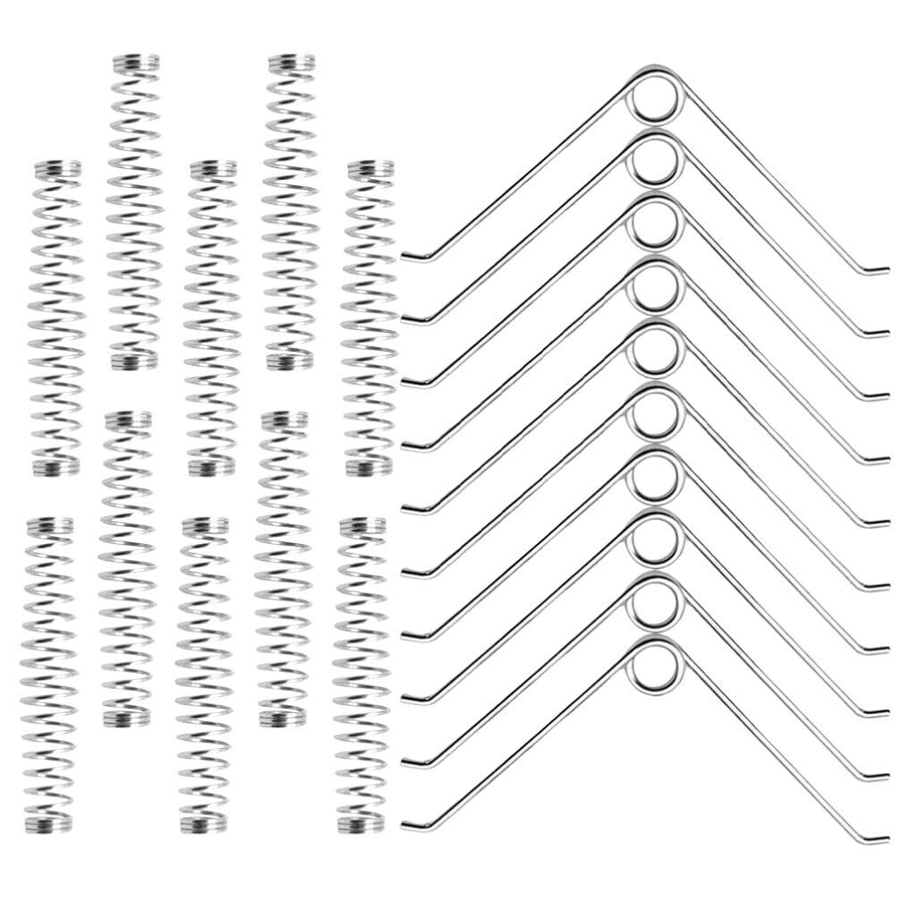 OSALADI 20pcs Shaped Pruner Replacement Springs Compression Springs for Garden Shears Easy Install Stainless Steel Parts for Pruning Shears Scissors Compact Reliable Garden Tools