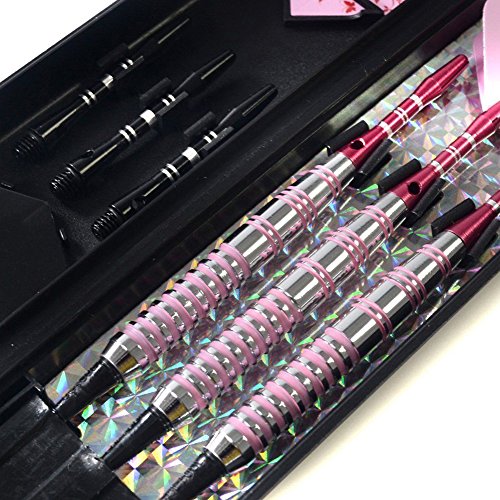 Taloyer 1 Set Lady Darts Soft Tips Conversion Dart Tip Points Flights with Shaft Brass Barrel - Thumbnail 3