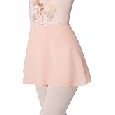 Twirbalux Dance Skirts for Women, Women Ballet Wrap Skirt with Adjustable Ties