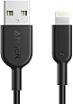 Anker PowerLine II ライトニングUSBケーブル【Apple MFi認証取得/超高耐久】iPhone/iPad/iPod各種対応 (0.9m ブラック)